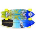 NoveNove Surf Skate Short Blue